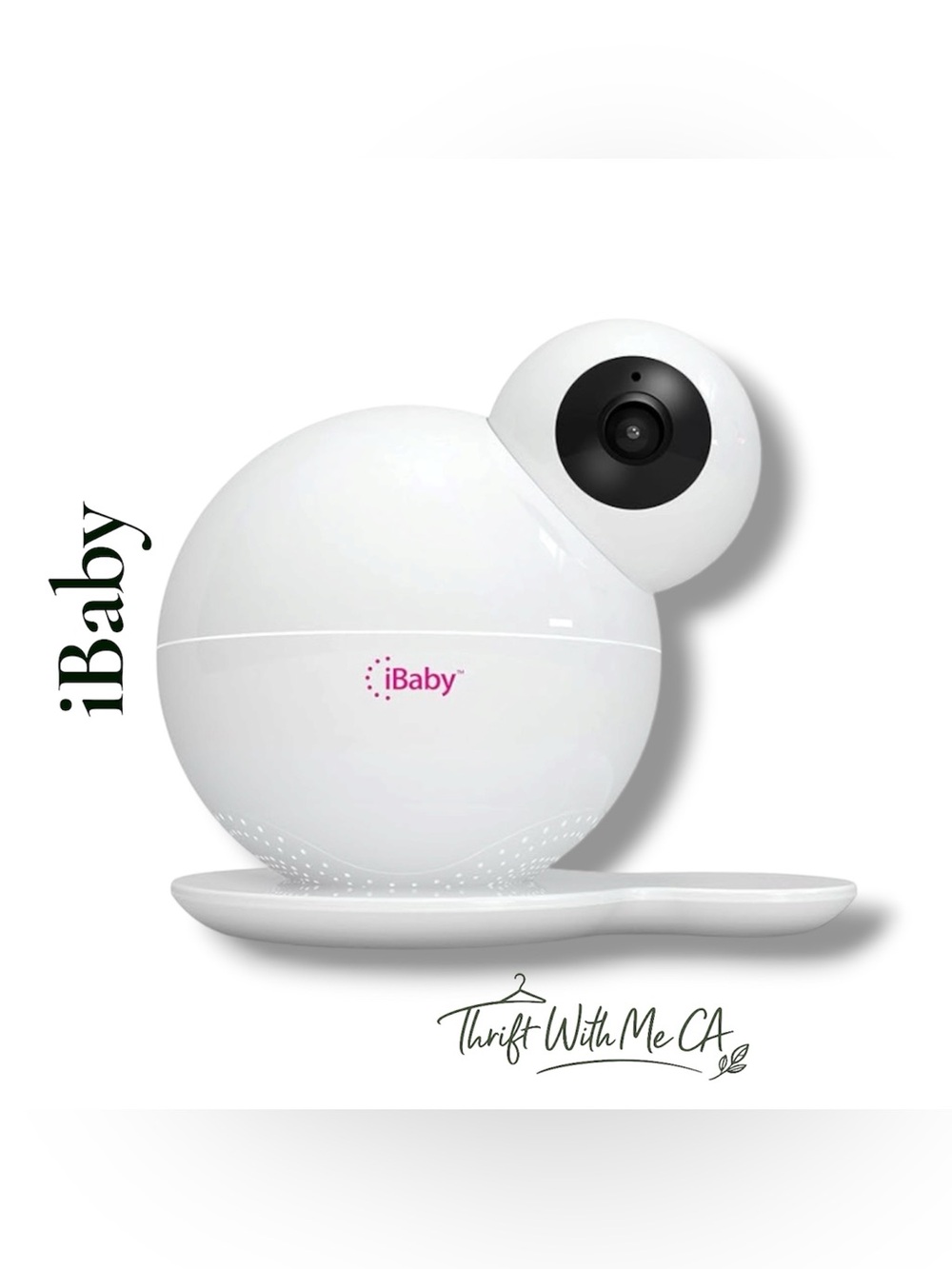 iBaby M6S Smart WiFi Baby Monitor in White